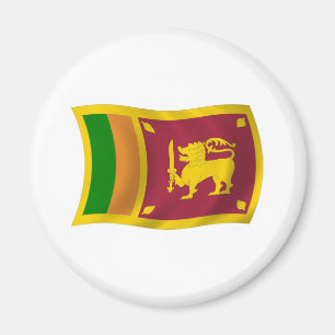 Sri Lanka Vlag Magneet