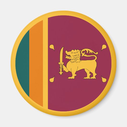 Sri Lanka-vlag Magneet (Voorkant)