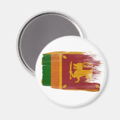 Sri Lanka Vlag Magneten (Voorkant / Achterkant)