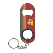 Sri Lanka vlag Mini Flessenopener (Voorkant)