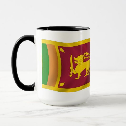Sri Lanka Vlag Mok (Links)