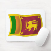 Sri Lanka Vlag Muismat (Met muis)