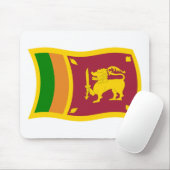 Sri Lanka Vlag Muismat (Met muis)