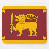 Sri Lanka vlag Muismat (Voorkant)