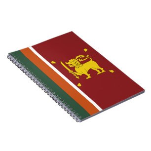 Sri Lanka vlag Notitieboek