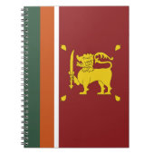 Sri Lanka vlag Notitieboek (Voorkant)