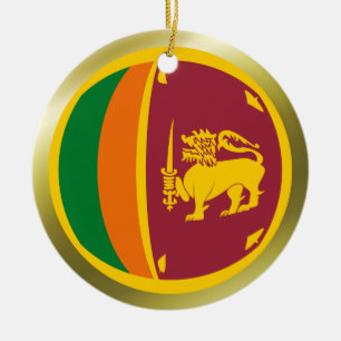 Sri Lanka Vlag Ornament