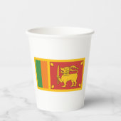 Sri Lanka vlag Papieren Bekers (Voorkant)