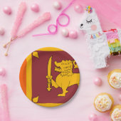 Sri Lanka vlag Papieren Bordje (Feest)