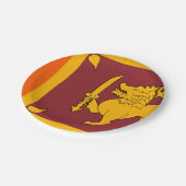 Sri Lanka vlag Papieren Bordje (Gekanteld)