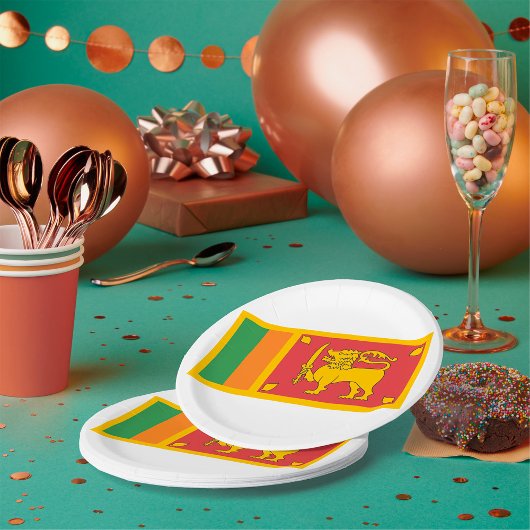 Sri Lanka vlag Papieren Bordje