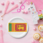 Sri Lanka vlag Papieren Bordje (Feest)