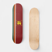 Sri Lanka vlag Persoonlijk Skateboard (Voorkant)