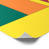 Sri Lanka vlag Poster (Hoek)