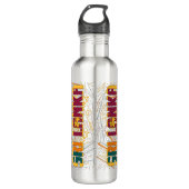 Sri Lanka vlag: Prachtige patriottische vlag Waterfles (Voorkant)