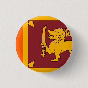 Sri Lanka vlag Ronde Button 3,2 Cm