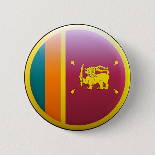 Sri Lanka vlag Ronde Button 5,7 Cm (Voorkant)