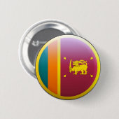 Sri Lanka vlag Ronde Button 5,7 Cm (Voorkant /achterkant)