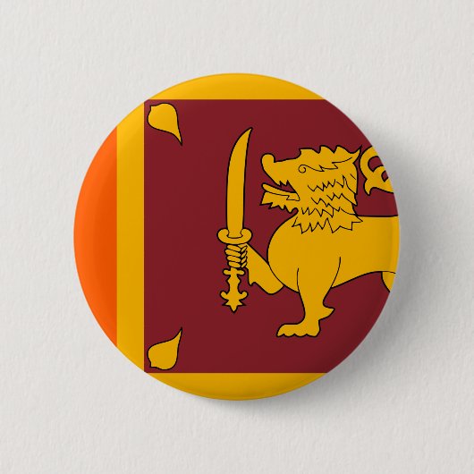 Sri Lanka vlag Ronde Button 5,7 Cm (Voorkant)