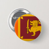 Sri Lanka vlag Ronde Button 5,7 Cm (Voorkant /achterkant)