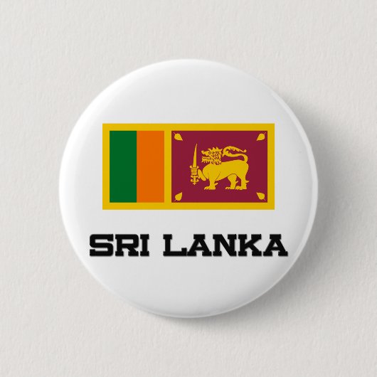 Sri Lanka vlag Ronde Button 5,7 Cm (Voorkant)