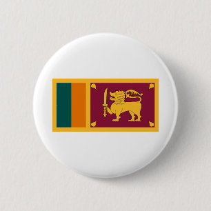 Sri Lanka vlag Ronde Button 5,7 Cm