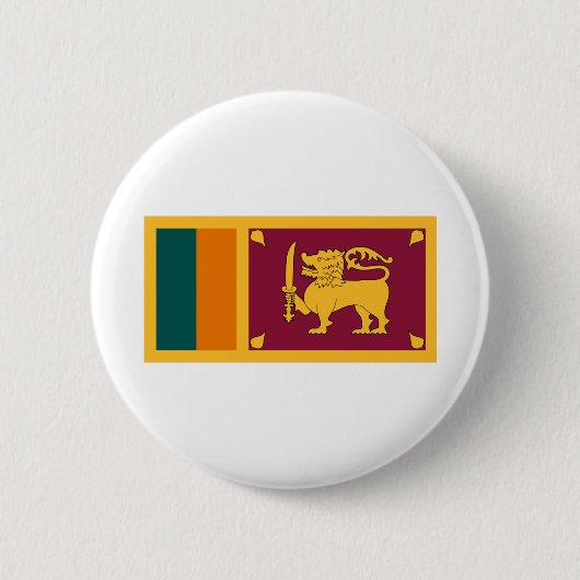 Sri Lanka vlag Ronde Button 5,7 Cm (Voorkant)