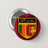 Sri Lanka vlag Ronde Button 5,7 Cm (Voorkant /achterkant)