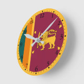 Sri Lanka-vlag Ronde Klok (Hoek)