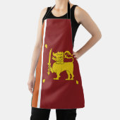 Sri Lanka vlag Schort (Insitu)