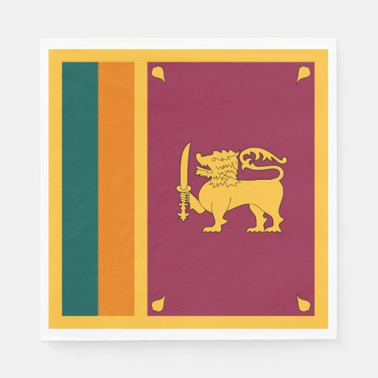 Sri Lanka-vlag Servet (Voorkant)