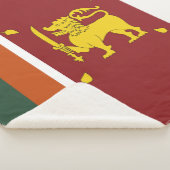 Sri Lanka vlag Sherpa Deken (3/4)