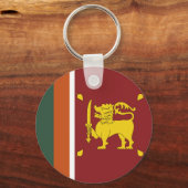 Sri Lanka vlag Sleutelhanger (Voorkant)
