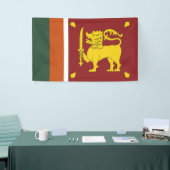 Sri Lanka vlag Spandoek (Beurs)