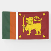 Sri Lanka vlag Spandoek (Horizontaal)
