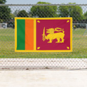 Sri Lanka vlag Spandoek (Insitu)