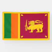 Sri Lanka vlag Spandoek (Horizontaal)