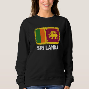 Sri Lanka Vlag Steun de Sri Lankaanse Mensen Vrou Trui