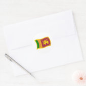 Sri Lanka Vlag Sticker (Envelop)