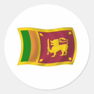 Sri Lanka Vlag Sticker