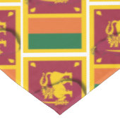 SRI LANKA Vlag Stijlvolle Patriottische Geometrisc Tafelkleed (Gekanteld)