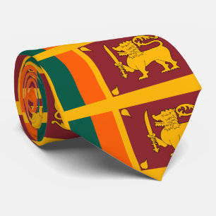 Sri Lanka vlag Stropdas