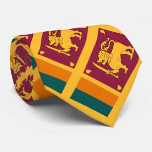 Sri Lanka-vlag Stropdas