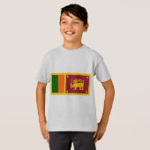 Sri Lanka vlag T-shirt (Voorkant volledig)
