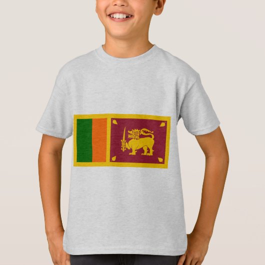 Sri Lanka vlag T-shirt (Voorkant)