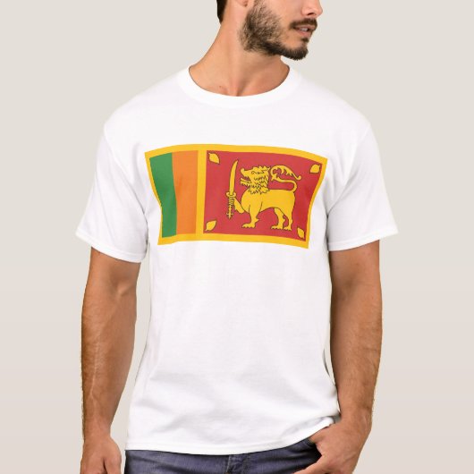 Sri Lanka vlag T-shirt (Voorkant)