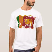 Sri Lanka vlag T-shirt (Voorkant)