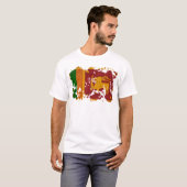 Sri Lanka vlag T-shirt (Voorkant volledig)