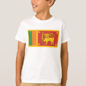 Sri Lanka vlag T-shirt (Voorkant)