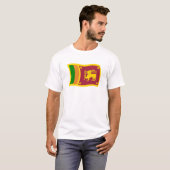 Sri Lanka Vlag T-shirt (Voorkant volledig)